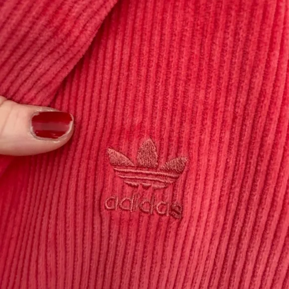 BNWT Adidas Women's Chord / Ribbed Coral Blazer - Picture 4 of 7